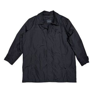 MARC NEW YORK Luxury Designer Wool Lined Waterproof Business Trench Coat Men 2XL